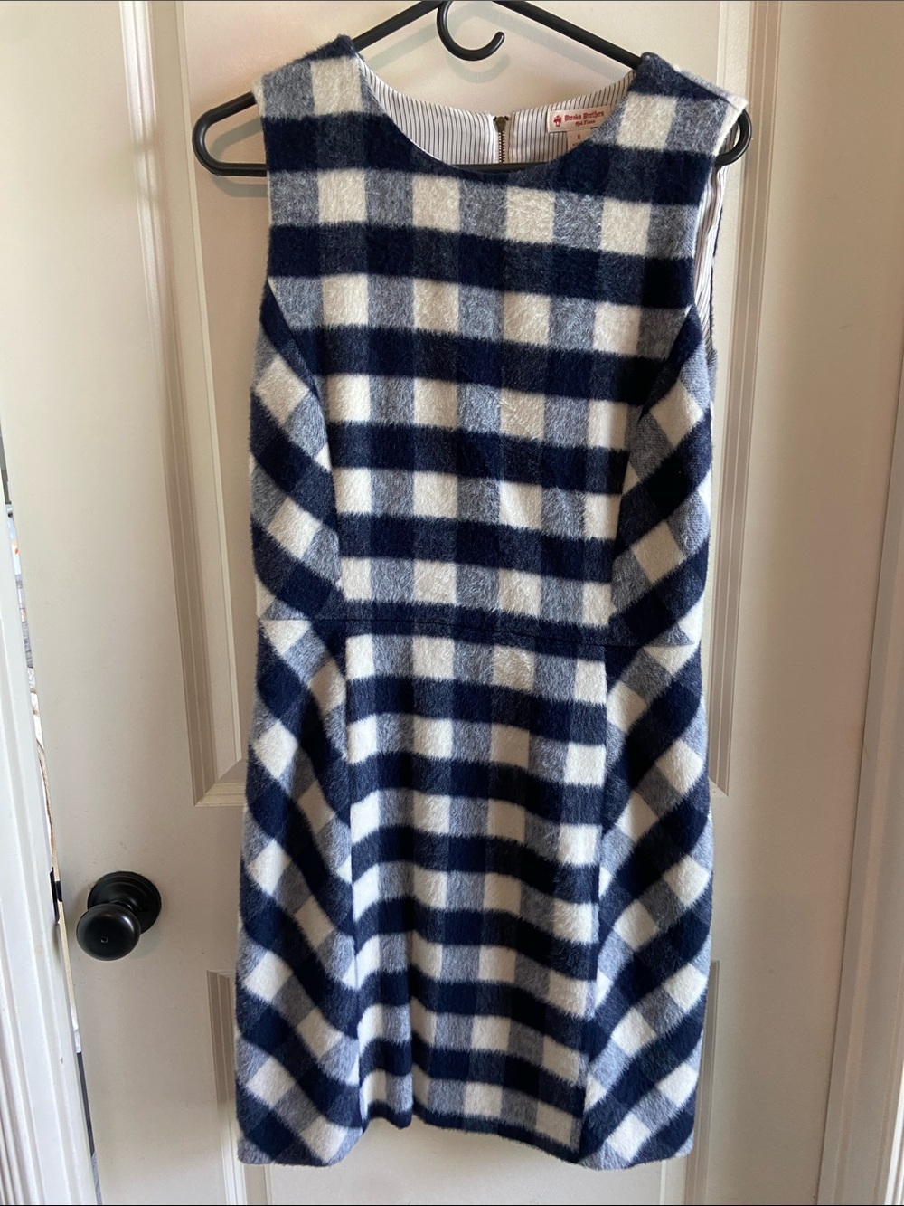 Brooks Brothers Navy and White dress